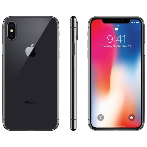 Certified Refurbished - Apple Iphone X - 64GB - Space Gray - Unlocked  -Great Condition !!!