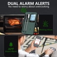 thumbnail image 5 of BFOUR Meat Thermometer Wireless with 2 Meat Probes, 500FT Long Range Bluetooth Thermometer Wireless Temperature Probes for Remote Monitoring of Grill, Oven, Smoker, Air Fryer,, 5 of 8
