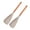 B, variant on B Nonstick Safe Wooden Cooking Spoon 2-Piece Set For Mixing And Scraping Multipurpose Kitchen Utensil With Wooden Handle Dishwasher Safe 11.4 Inches Long 0.40 Pounds