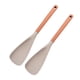 thumbnail image 1 of Cuchara de cocina para utensilios de cocina antiadherentes y cuchara segura con mango de madera para mezclar y raspar cuchara de silicona, 1 of 3