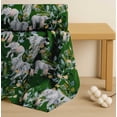 thumbnail image 4 of Soimoi Cotton Poplin Fabric Leaves,Floral & Elephant Animal Print Fabric by the Yard 56 Inch Wide, 4 of 7