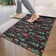 thumbnail image 4 of Dark Christmas Tree and Gift Pattern Door Rugs,Washable Non Slip Door Mats Indoor,Decorative Door Mats,Entry Mat Indoor for Entrance,Bedroom,Kitchen,Bathroom,17"x30", 4 of 6
