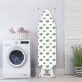thumbnail image 4 of HELLHERO Ironing Board Pad Covers 15" x 54" Universal Fit Iron Board Covers Tailor Shop Replacement Protector Elastic Border Dustproof Covers Green Heart, 4 of 6