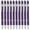 Purple, variant on 12 Pcs Black Ink Ballpoint Pen with Stylus Tip, 1.0 mm Metal Pen Stylus Pen for Touch Screens, 2 in 1 Thank You Pen Gift for Friends, Colleagues, Coworker, Office, Family