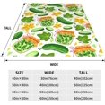 thumbnail image 2 of Pickles Blanket Pickle Blanket for Kids Adults Pickles Gift for Pickles Lovers Cozy Soft Flannel Lightweight Warm for Sofa Couch Living Room Bed Camping Travel 60"x50" for Boys Girls Pickle Decor, 2 of 6