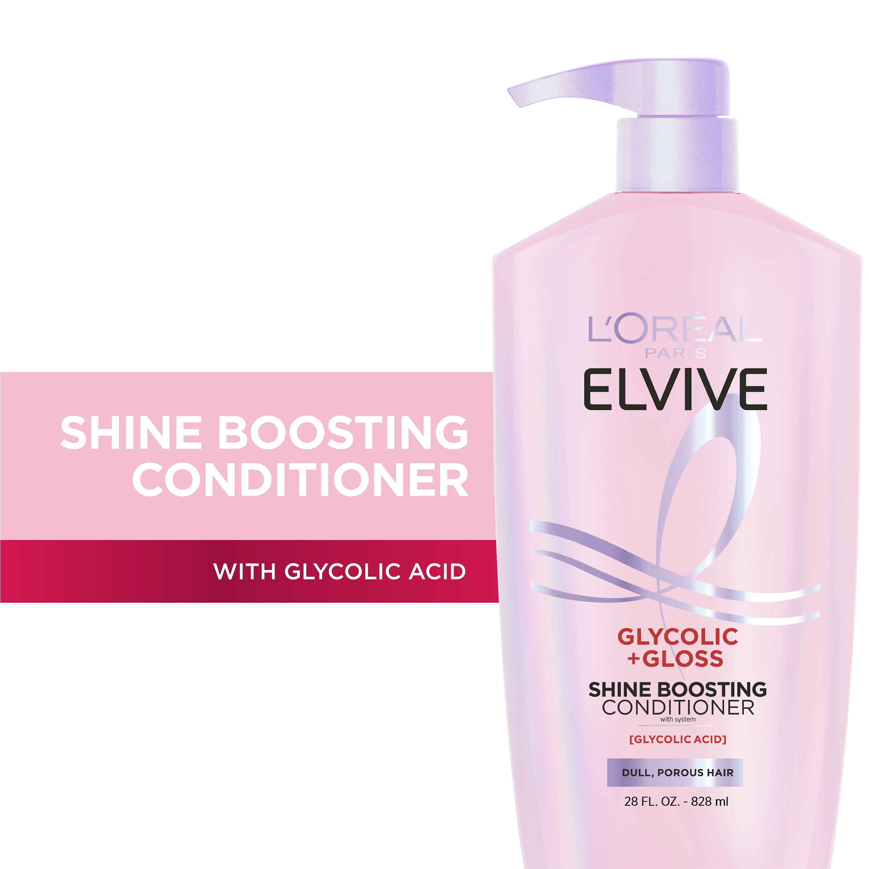 L'Oreal Paris Elvive Glycolic Gloss Shine Boosting Conditioner, 28 fl oz