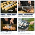 thumbnail image 6 of CHEFSPOT 36-Piece Griddle Accessories for Blackstone, BBQ, Flat Top Grilling Spatula Kit, 6 of 10