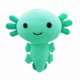 thumbnail image 1 of Bonita almohada de peluche abrazable de ajolote, cojín de peluche de animal de dibujos animados (), 1 of 4