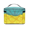 thumbnail image 4 of HELLHERO Durable Travel Organizer Cosmetic Bag Organizer Home Travel Office Pineapple Pattern, 4 of 6