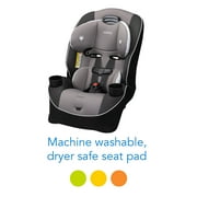 Cosco Kids Easy Elite Slim All-in-One Convertible Car Seat, Black India Ink, Toddler