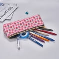 thumbnail image 5 of Xecao Haear Strawberry Print Leather Pencil Case -Stationery Bag Pen Holder for Work & Office, 5 of 5