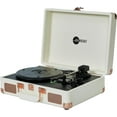 thumbnail image 2 of Arkrocket Curiosity Bluetooth Suitcase Turntable with Built-in Speakers, Cream Rose Gold, 2 of 5