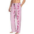 thumbnail image 6 of Vsdgher Pink Scarf Snowman Mens Pajama Pants Sleep & Lounge Pants, PJ Pants-X-Large, 6 of 6