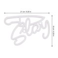 thumbnail image 2 of KAKOWELY Slay Neon Sign LED Neon Light Sign LED Neon Sign Decorative Neon Sign for Bedroom,9.84X"X6.3"X0.63", 2 of 4