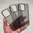thumbnail image 2 of Ultra Thin Matte Hard PC Translucent Clear Phone Case For iPhone 15 14 Plus 13 12 Pro Max Shockproof Slim Silky Skin Back Cover, 2 of 4