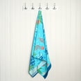 thumbnail image 4 of Mainstays Oversized Cotton Beach Towel, 72 in x 36 in, Sea Turtles, 4 of 5