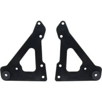 Allstar Performance Front Motor Plate 2pc w/ Bushings Black