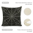 thumbnail image 4 of Halloween spider web Linen toss pillowcase decoration pillowcase gifting preferred 24x24 inch cushion cover 4 sets sofa pillowcase sofa bedroom living room car, 4 of 7