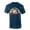 Heather Navy, variant on Mens Disc Golf Tshirt Retro Scenic Disc Golf Throwing Short Sleeve T-shirt-Heather Navy-medium