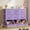 Purple, variant on Romorgniz Dresser for Bedroom with 7 Fabric Drawers and 3 Open Drawers Cabinet Organizer Chest of Drawers & Dressers, Rustic Brown