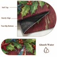 thumbnail image 6 of Rectangle Rug 5x8ft Area Rug, July 4th Retro American Star Area Rugs for Living Room Bedroom, Country Star Berry Leaf Wreath Floor Mat Non-Slip Non-Shedding Carpet Indoor Accent Rugs, 6 of 9