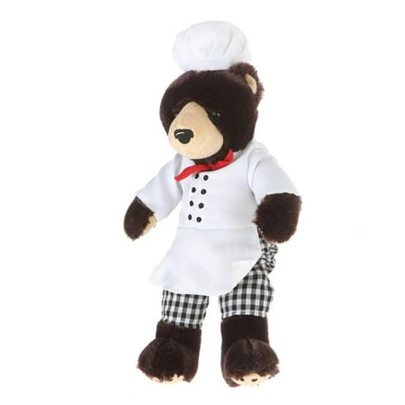 Giftable World A00042 10 in. Plush Bear Chef