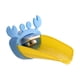 thumbnail image 1 of Ounissouiy Extensor de grifo de dibujos animados encantador, fácil de limpiar e instalar, extensor de grifo de dibujos animados para baño Juegos de accesorios de baño Cangrejo azul y amarillo, 1 of 6
