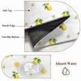 thumbnail image 6 of Cute Lemon Floral Area Rugs 8'x10', Washable Small Throw Rugs for Living Room Patio, Farmhouse Summer Fruits Indoor Outdoor Rug Non-Slip Low Pile Carpet Runner Reversible Floor Mats, 6 of 8
