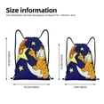 thumbnail image 2 of Pofeuu Garfield pour Sac à Cordon Résistant à l'Eau 210D Design Compact Pliable Gym Yoga Voyage Essentiels Léger Sac à Main-Petit, 2 of 6
