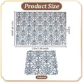 thumbnail image 2 of 2 piezas de tela de algodón estampada con flores de 39,4 x 59 pulgadas, tela de algodón floral vintage, tela de algodón azul prusiano para patchwork y costura., 2 of 6