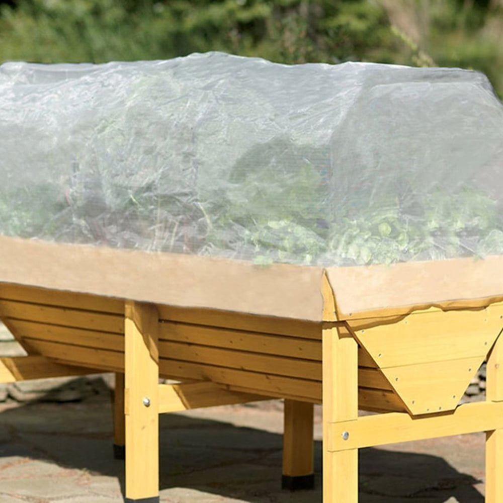 Agfabric Insect Bird Barrier Garden Plant Cover Netting, 10 x 30 Foot (White)
