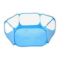 thumbnail image 4 of Juego Plegable Bolígrafo Jaula Hámster Conejo Conejillo de Jerbo Interior / Exterior , Azul, 4 of 8