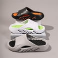 thumbnail image 5 of Otqutp Mens Sport Sandals Closed Toe Cutout Design Slip-On Shoes Casual Summer Lightweight Pool Shower Beach Slippers, 5 of 6
