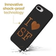 thumbnail image 3 of Case Yard Wooden Case for iPhone-8-Plus Soft TPU Silicone cover Slim Fit Shockproof Wood Protective Phone Cover for Girls Boys Men and Women Supports Wireless Charging Love SF Design, 3 of 7