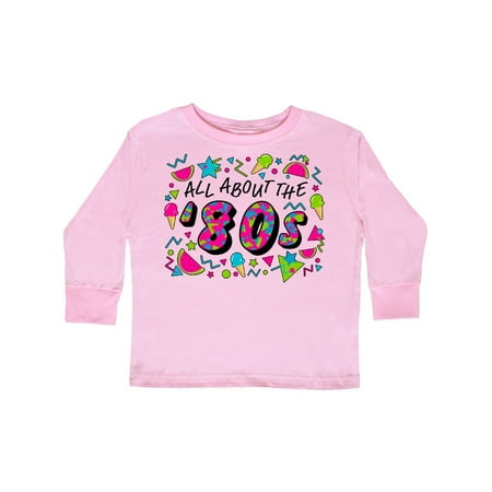 

Inktastic All About the 80s Gift Toddler Boy or Toddler Girl Long Sleeve T-Shirt