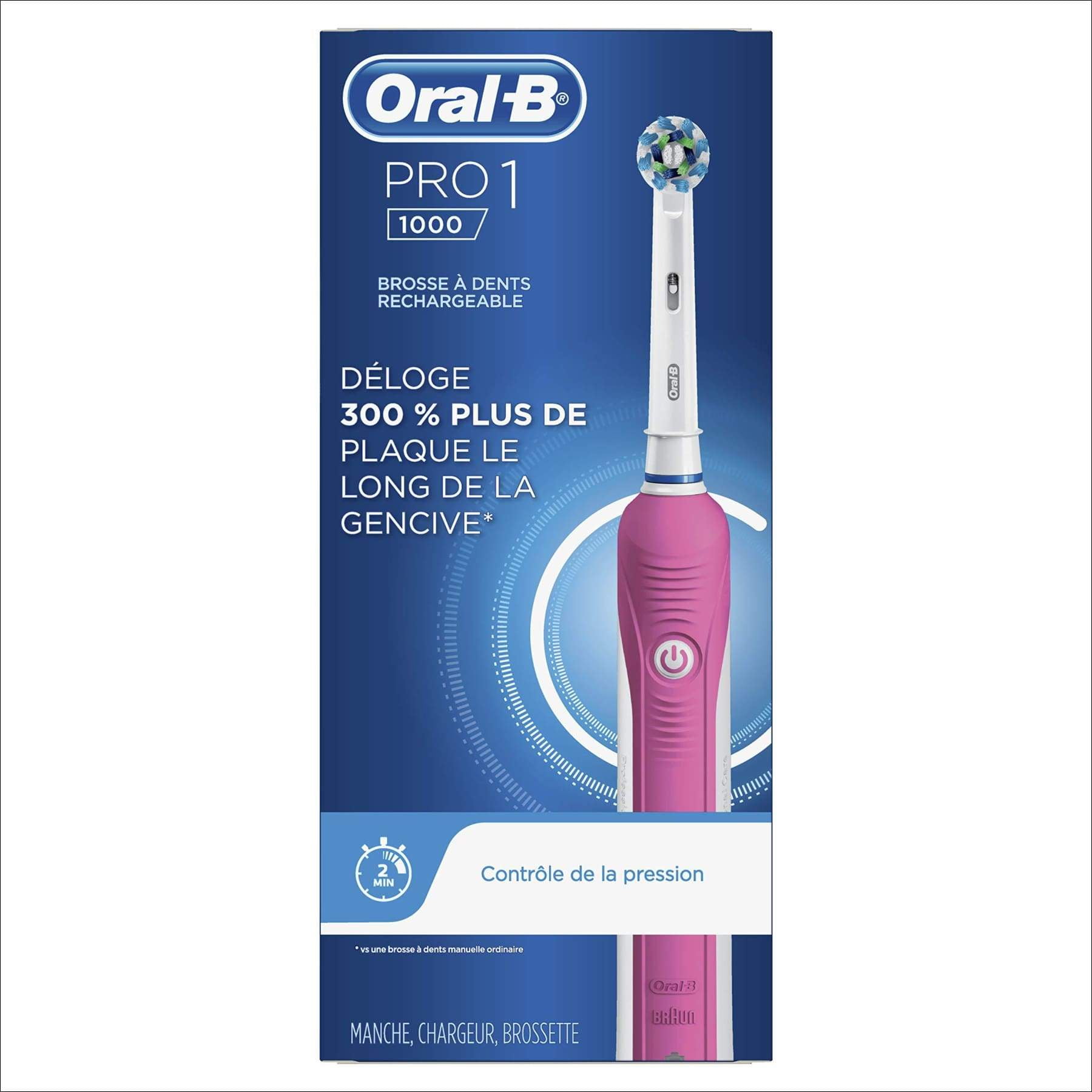 oral b crossaction rechargeable toothbrush walmart
