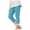 Sky Blue, variant on Coerni Girls Active Athletic Capri Leggings Cropped Tight Pants Summer Stretch Waist Sports Running Dance Yoga Leggings