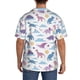 thumbnail image 3 of Fotbe Dinosaur Camisa Estampada de Manga Corta para Hombre, Casual de Verano, Estilo Playero, Sin Arrugas-Large, 3 of 5
