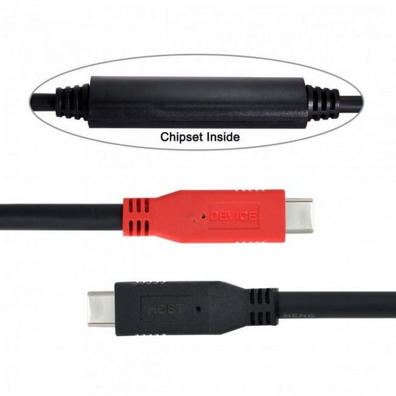CY 8m USB-C Type-C to USB-C 5Gbps Gen1 Chipset Repeater Data Cable Single-Way Transfer for Industrial Camera Laptop PC Disk