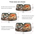 thumbnail image 5 of Cool Husky Dog with Sunglasses and Forest Car Windshield Sun Shade Foldable Car Front Window Visor Heat and UV Protection 53x23.5, 5 of 8