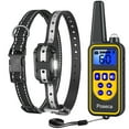 Dog Training Collar with Remote, Adjustable Shock Collar Bark Collars