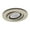 Nickel, variant on WAC Lighting 4" 1-Light Aluminum Gimbal Trim with 8W MR16 LED Bulb in White
