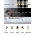 thumbnail image 5 of Black White Plaid Blackout Curtains, Light Blocking Print Window Curtains, Farmhouse Modern Art Checkered Thermal Insulated Window Drapes for Living Room Kitchen Cafe 2 Panels, 84"W x 63"L, 5 of 9