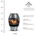 thumbnail image 2 of Fiery Stadium Urns For Human Ashes Adult Female Mom - Small Urns For Ashes Adult Male, Cremation Urns For Burial, Funeral Urn Keepsake Human Ashes - Companion Urns For Adults (3inch,2pcs), 2 of 5