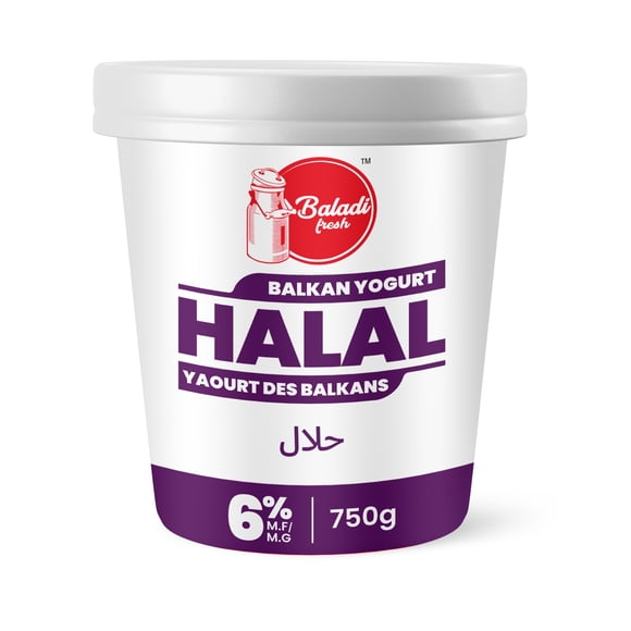 Baladi Fresh Halal Yogurt Balkan Style