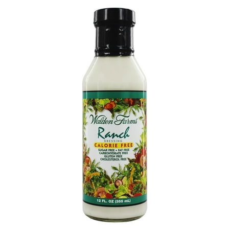 (2 Pack) Walden Farms Walden Farms Dressing, 12 (Best Tasting Low Calorie Salad Dressing)