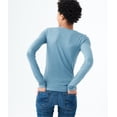 thumbnail image 2 of Aeropostale Womens Slim Fitting Ribbed Graphic T-Shirt, Green, Juniors, X-Small, 2 of 2