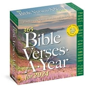 365 Bible Verses-A-Year for 2024 Page-A-Day Calendar : Timeless Words From the Bible to Guide, Comfort, and Inspire (Calendar)