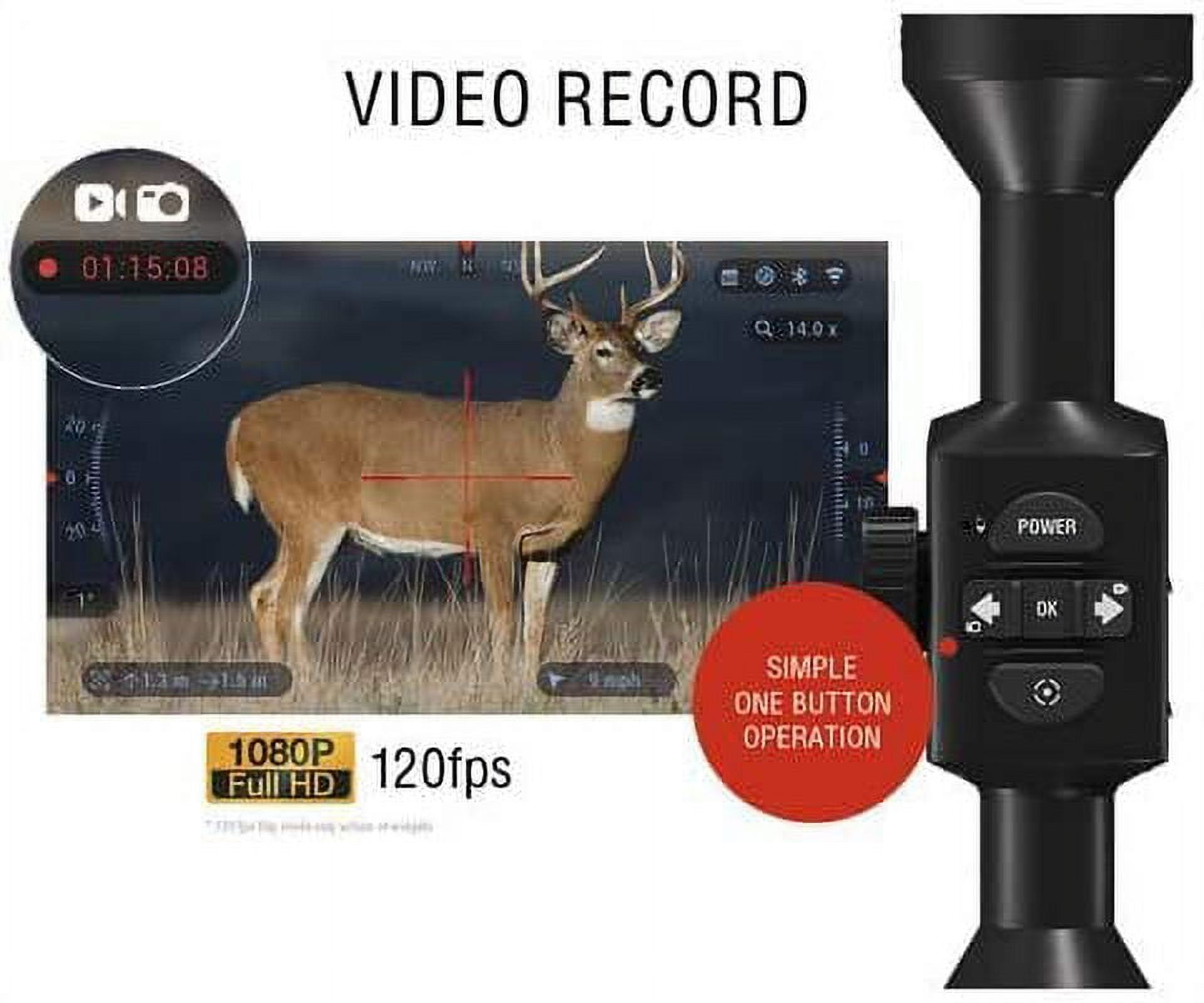 Restored Premium ATN X-Sight 4K Pro 5-20x Smart Day/Night Rifle Scope, Qdm Free (Refurbished)