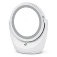 Rechargeable Lighted Makeup Vanity Mirror with Magnification, 360